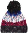BB486 (B486) Corkscrew Pom Pom Beanie black jacks colour image